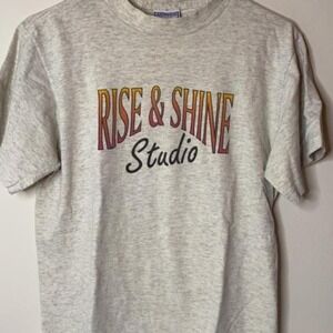 VIntage Y2K rise & shine t shirt